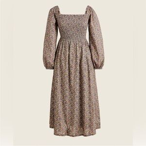 J. Crew Daydream Midi Dress Womens Small Liberty Busy Izzy